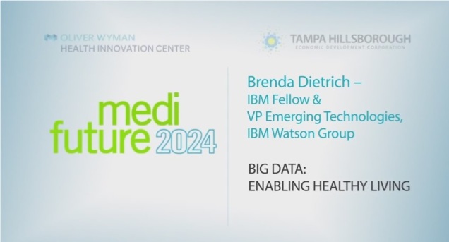 IBM Watson’s Brenda Dietrich at MediFuture 2024